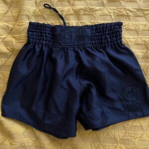 Venum Black Muay Thai Shorts
